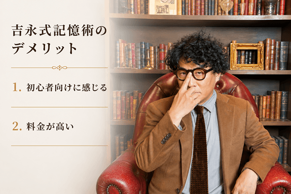 吉永式記憶術のデメリット